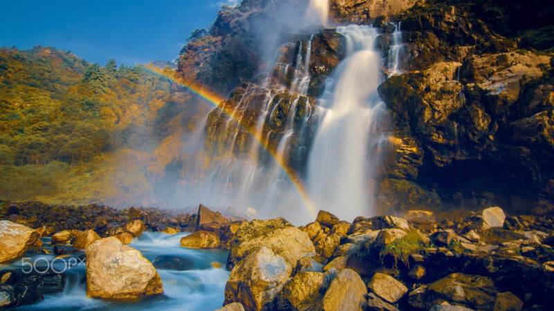 Waterfall, feel the breeze of Nature. Sukhanala, Arunachal Pradesh