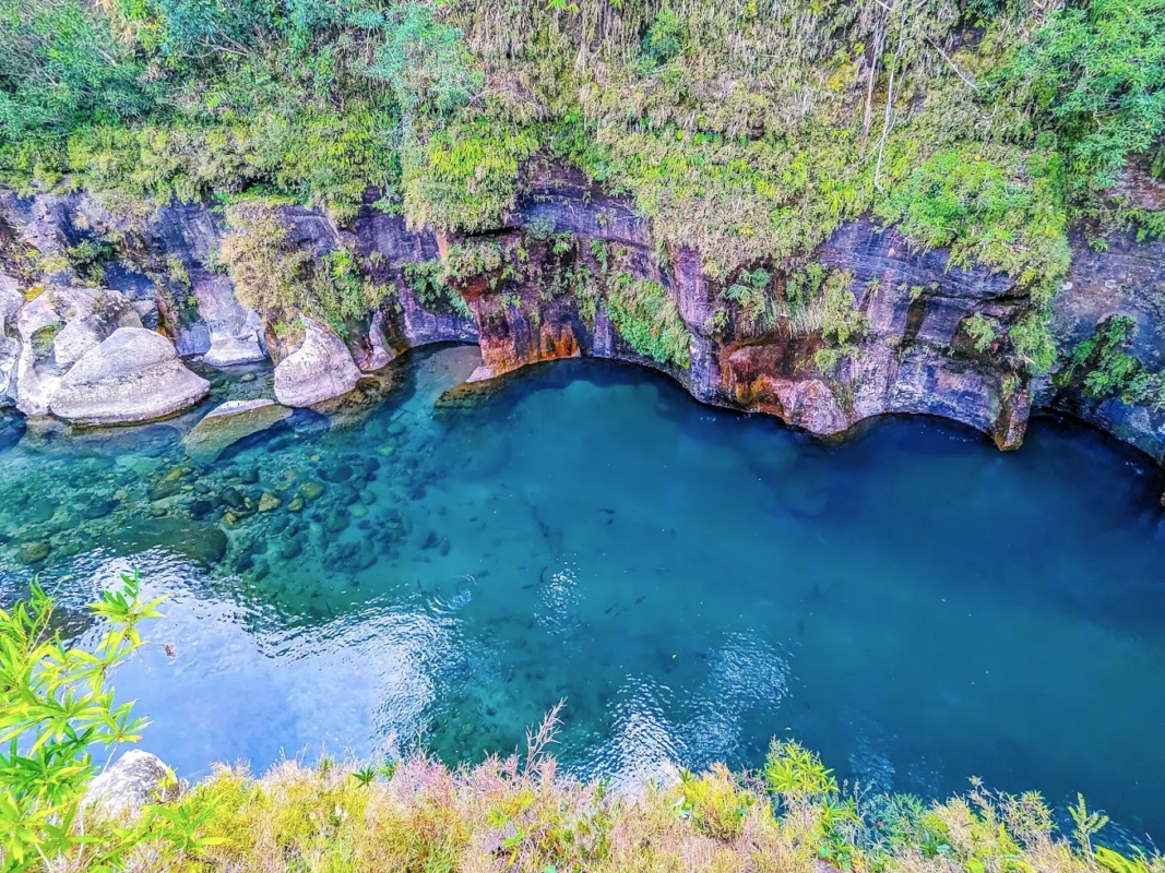 Aginma Wari, another stunning river canyon and a fish sanctuary, near Wari Chora