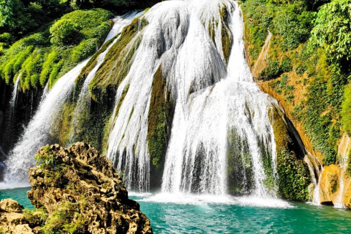 Jaintia Hills' Khaddum Chympe Falls, the Best Fan Falls in Meghalaya: B Top Tourist Places to Visit in Meghalaya