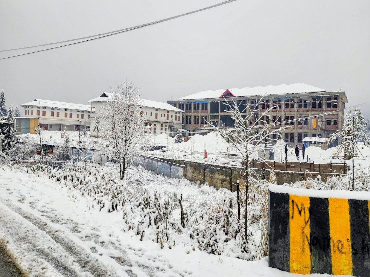 Anini blanketed by Snow in the Month of February~2024