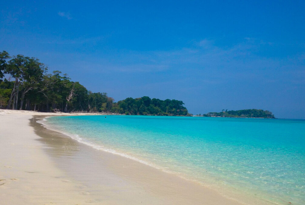 A Sun Kissed Turquoise Beach in the North Cinque Island