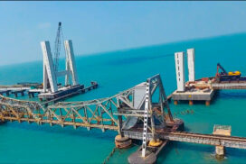 India's First Vertical Lift Sea Bridge, the New Pamban Bridge is Ready to be Opened Soon