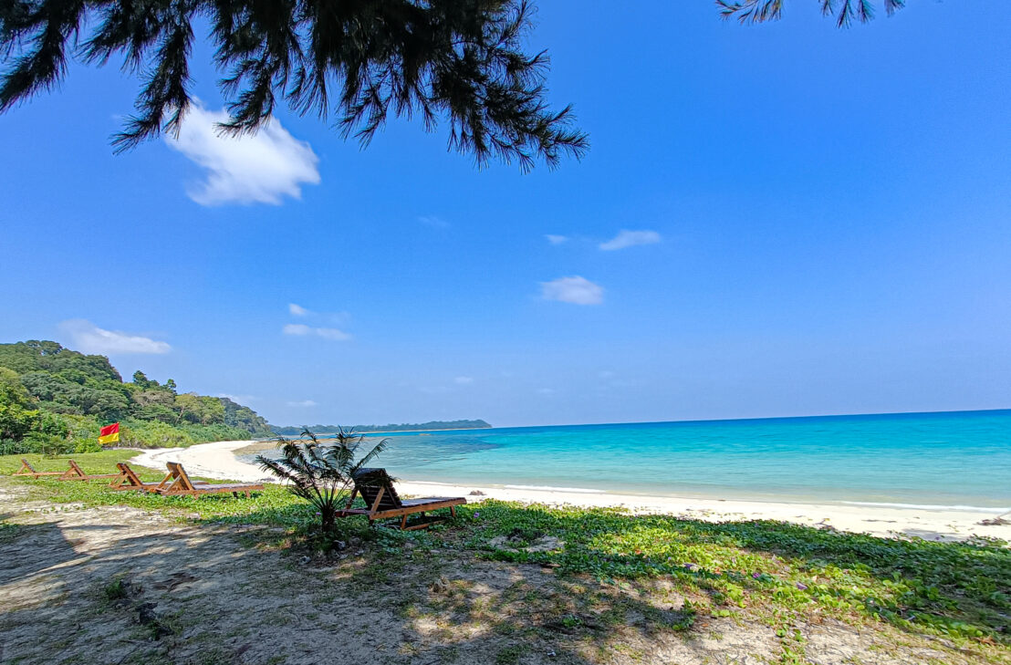 Smith Island's Noth Beach is the No 3 among the beaches in the Andamans