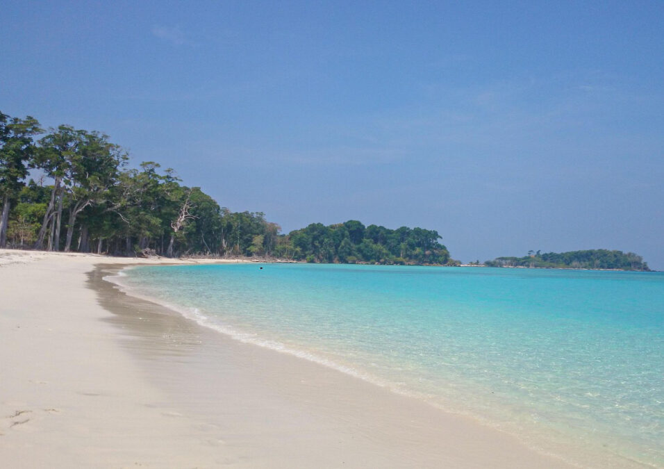 Stunning Turquoise Sea at the North Cinque Island Beach in South Andaman