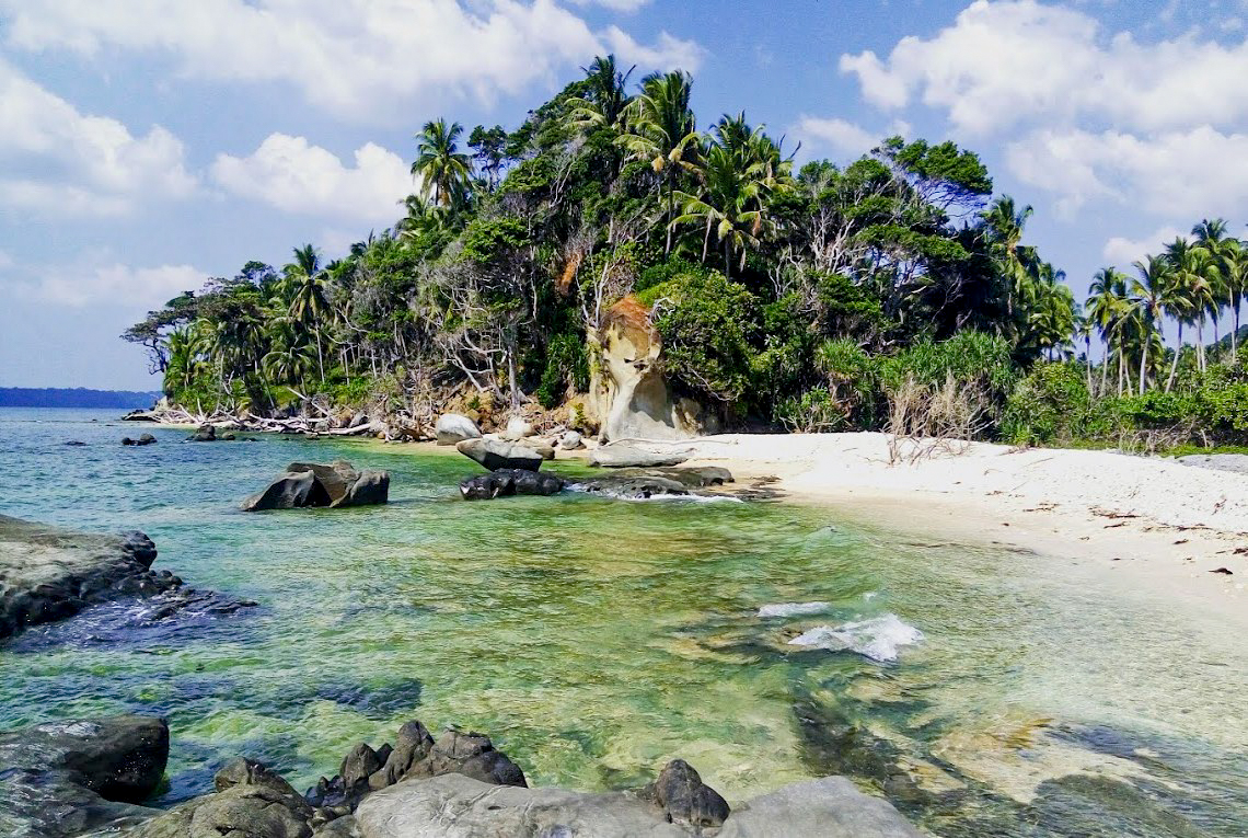 Tidal Rocky Pools at Khurmadera Beach, South Andaman