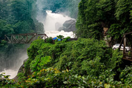 Exploring Umkrem and Borhill Waterfalls in Monsoon on the Dawki-Riwai Road