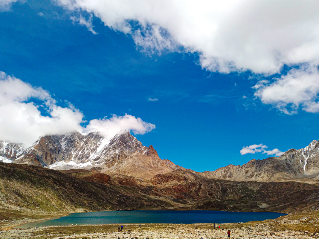 Sanglaphu Cho Lake in Zadong, North Sikkim