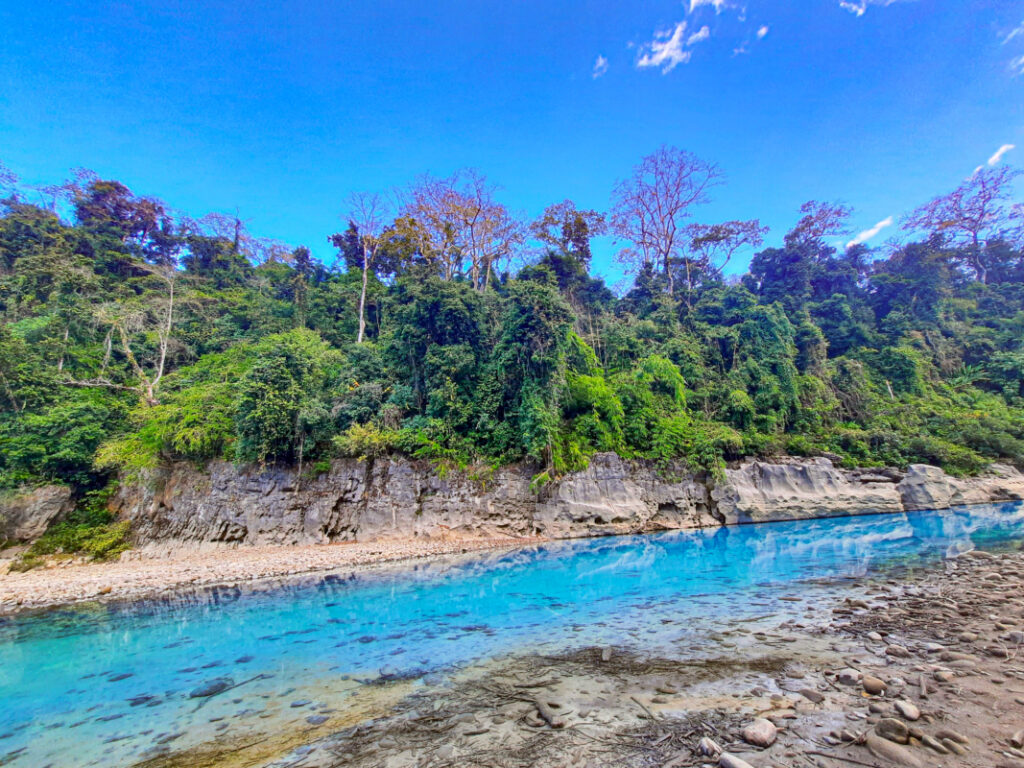 Wah Luka River near Khaddum Camping Site