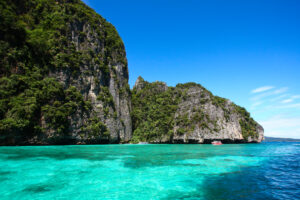 Phi Phi Lee Cliffs and Turquoise Water