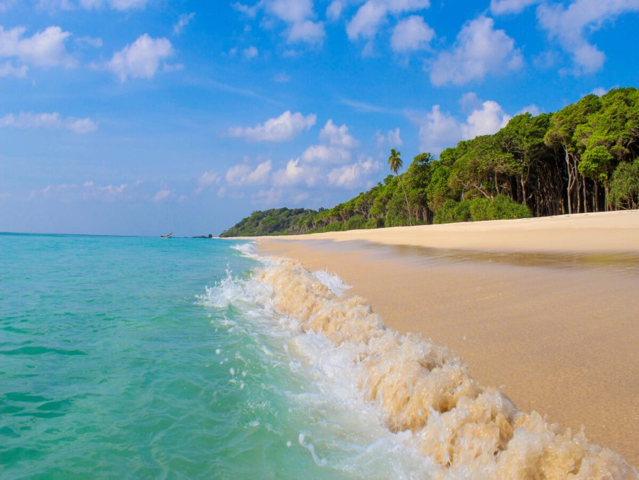 Jahaji Beach, the Largest Beach in South Andaman Islands, falls within the Protected Area of Mahatma Gandhi Marine National Park and Tourists Need A Permission from the Forest, Wildlife and Environment Department.