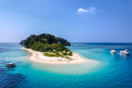 Jolly Buoy Island's Northern White Sand Beach